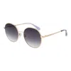 Ted Baker Gold Women Sunglasses In Gold