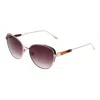 Ted Baker Gold Women Sunglasses In Gold