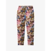 TED BAKER MADONID SLIM-LEG MID-RISE WOVEN TROUSERS