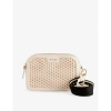 Ted Baker Womens Cream Iveta Woven Leather Crossbody Camera Bag