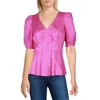 Ted Baker Womens Pleated Cotton Peplum Top
