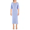Ted Baker Womens Ribbed Viscose Midi Dress