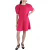 Ted Baker Womens Ruched Midi Wear To Work Dress In Pink