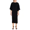 Ted Baker Womens Slit Viscose Bodycon Dress In Black