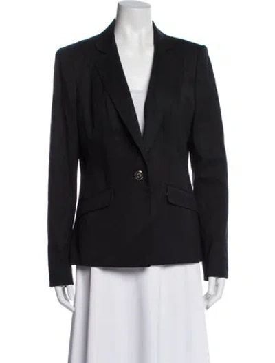 Pre-owned Ted Baker Wool Blazer In Black