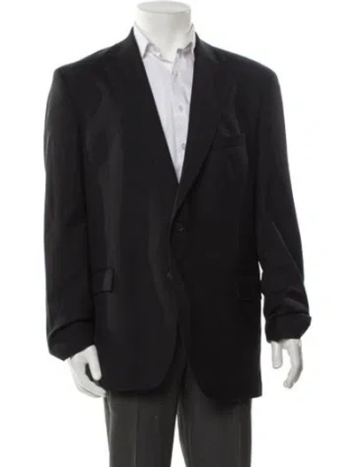 Pre-owned Ted Baker Wool Blazer In Black
