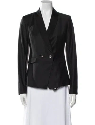 Pre-owned Ted Baker Wool Blazer In Black