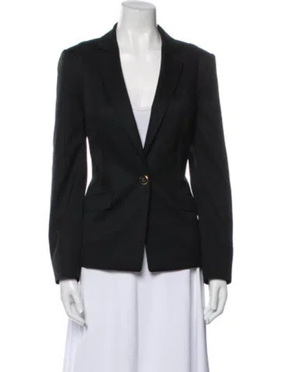 Pre-owned Ted Baker Wool Blazer In Black