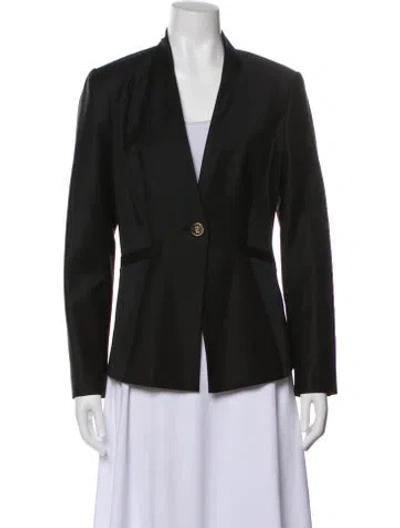 Pre-owned Ted Baker Wool Blazer In Black
