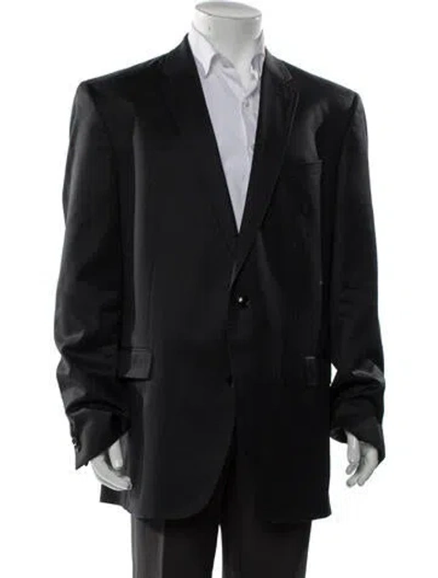 Pre-owned Ted Baker Wool Blazer In Black
