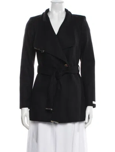 Pre-owned Ted Baker Wool Blazer In Black