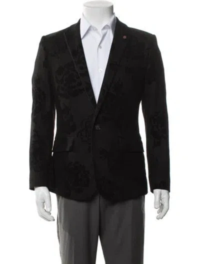 Pre-owned Ted Baker Wool Blazer In Black