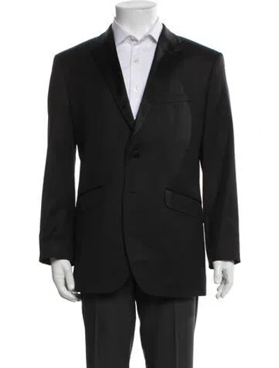 Pre-owned Ted Baker Wool Blazer In Black