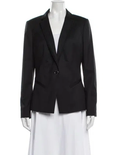 Pre-owned Ted Baker Wool Blazer In Black