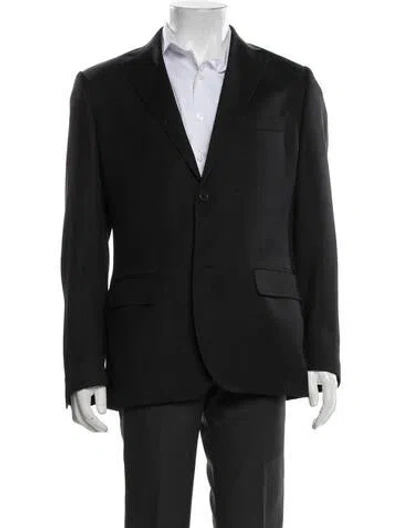 Pre-owned Ted Baker Wool Blazer In Black