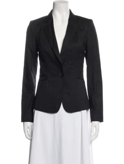 Pre-owned Ted Baker Wool Blazer In Black