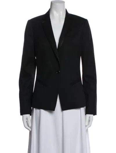Pre-owned Ted Baker Wool Blazer In Black