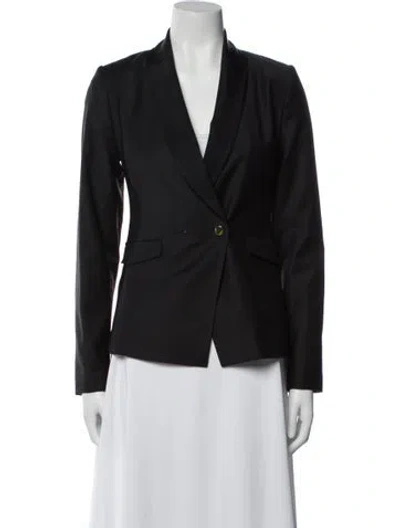 Pre-owned Ted Baker Wool Blazer In Blue