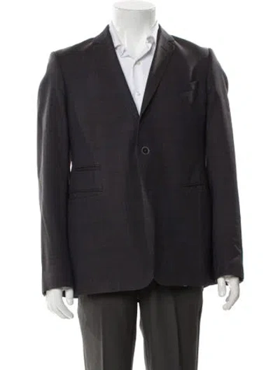 Pre-owned Ted Baker Wool Blazer In Blue