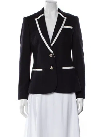 Pre-owned Ted Baker Wool Blazer In Blue