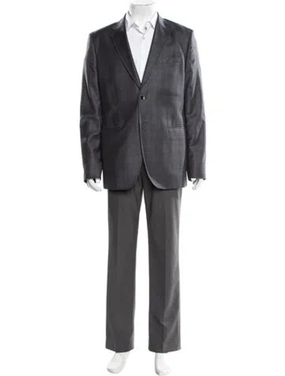 Pre-owned Ted Baker Wool Blazer In Blue