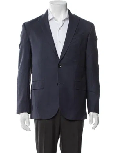 Pre-owned Ted Baker Wool Blazer In Blue