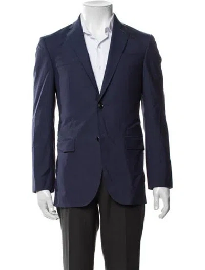 Pre-owned Ted Baker Wool Blazer In Blue