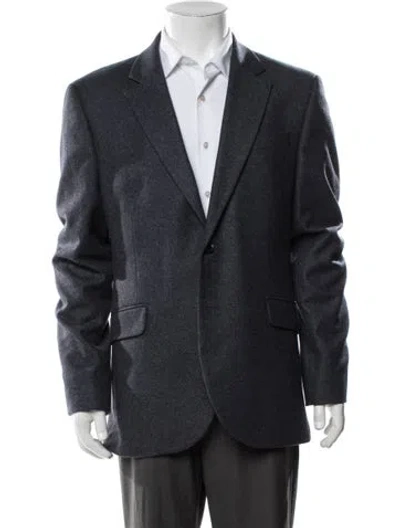 Pre-owned Ted Baker Wool Blazer In Blue