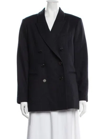 Pre-owned Ted Baker Wool Blazer In Blue