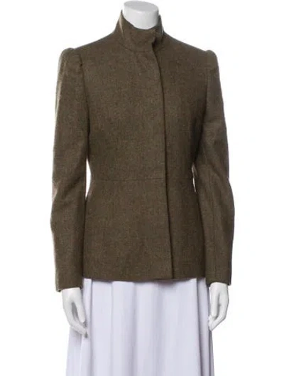 Pre-owned Ted Baker Wool Blazer In Brown