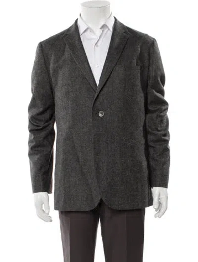 Pre-owned Ted Baker Wool Blazer In Gray