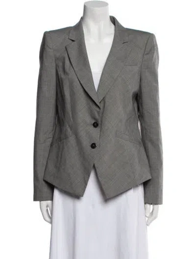Pre-owned Ted Baker Wool Blazer In Gray