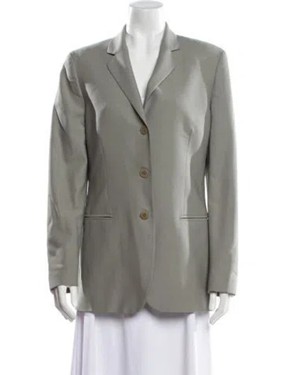 Pre-owned Ted Baker Wool Blazer In Gray