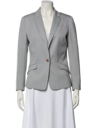 Pre-owned Ted Baker Wool Blazer In Gray