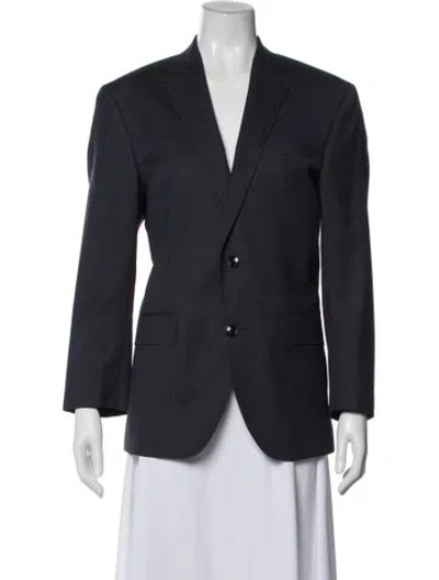 Pre-owned Ted Baker Wool Blazer In Gray