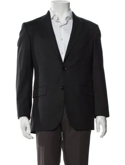 Pre-owned Ted Baker Wool Blazer In Gray