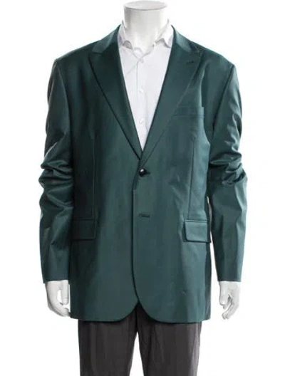 Pre-owned Ted Baker Wool Blazer In Green