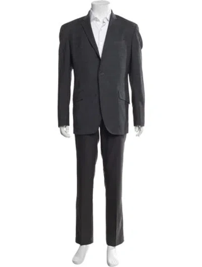 Pre-owned Ted Baker Wool Blazer In Grey