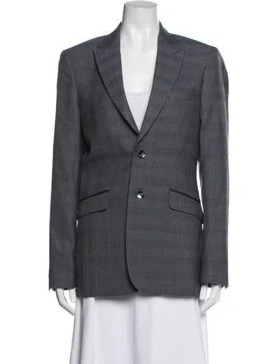 Pre-owned Ted Baker Wool Blazer In Grey