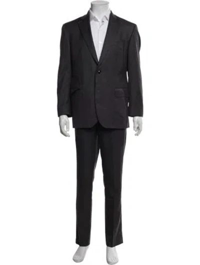 Pre-owned Ted Baker Wool Blazer In Grey