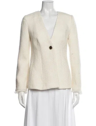 Pre-owned Ted Baker Wool Blazer In Neutral