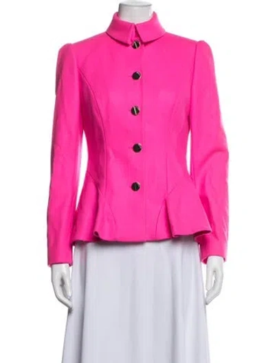 Pre-owned Ted Baker Wool Blazer In Pink