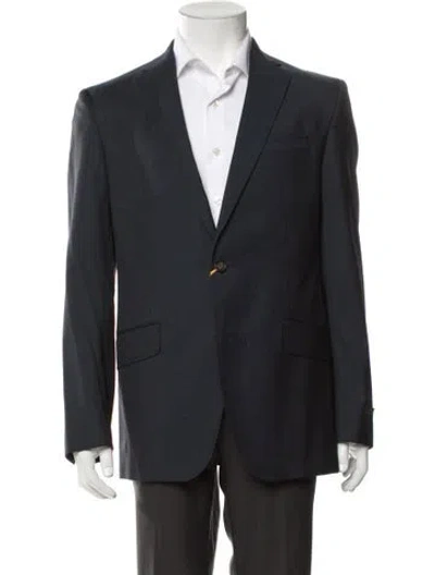 Pre-owned Ted Baker Wool Blazer W/ Tags In Blue