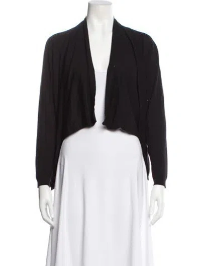 Pre-owned Ted Baker Wool Bolero In Black