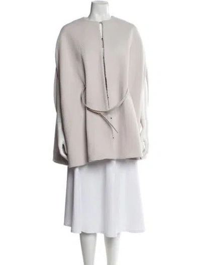 Pre-owned Ted Baker Wool Cape In Pink
