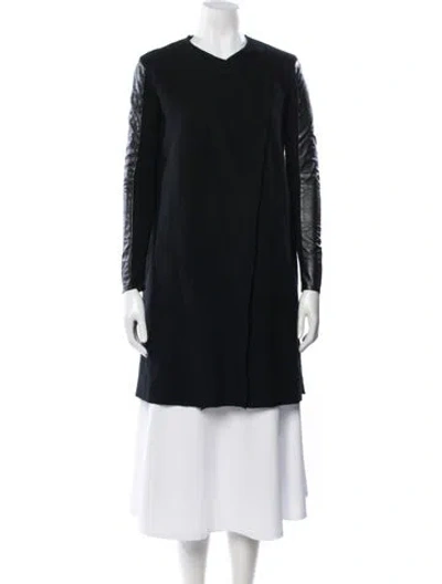 Pre-owned Ted Baker Wool Coat In Black