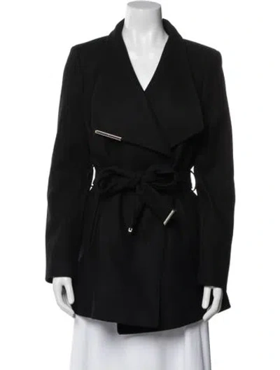 Pre-owned Ted Baker Wool Coat In Blue