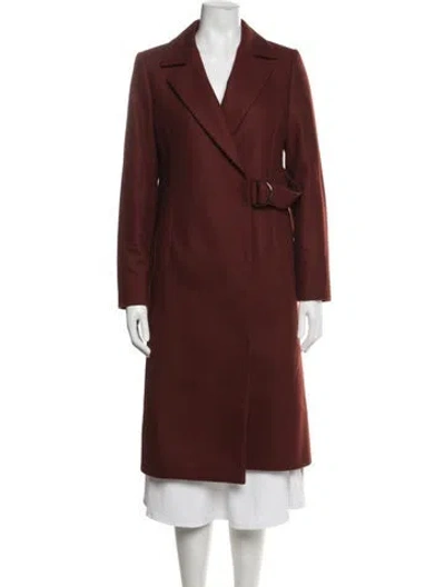 Pre-owned Ted Baker Wool Coat In Brown