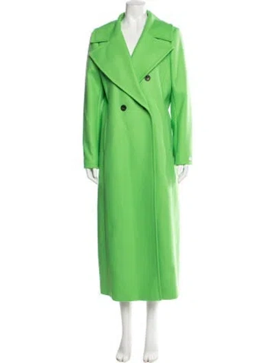 Pre-owned Ted Baker Wool Coat In Green