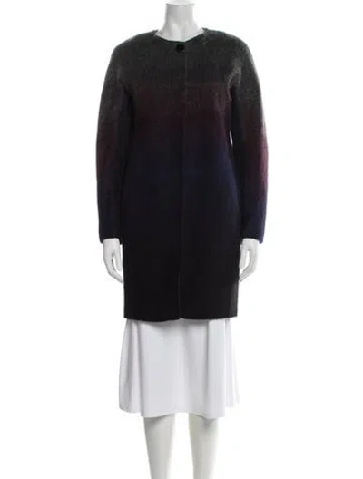 Pre-owned Ted Baker Wool Coat In Grey